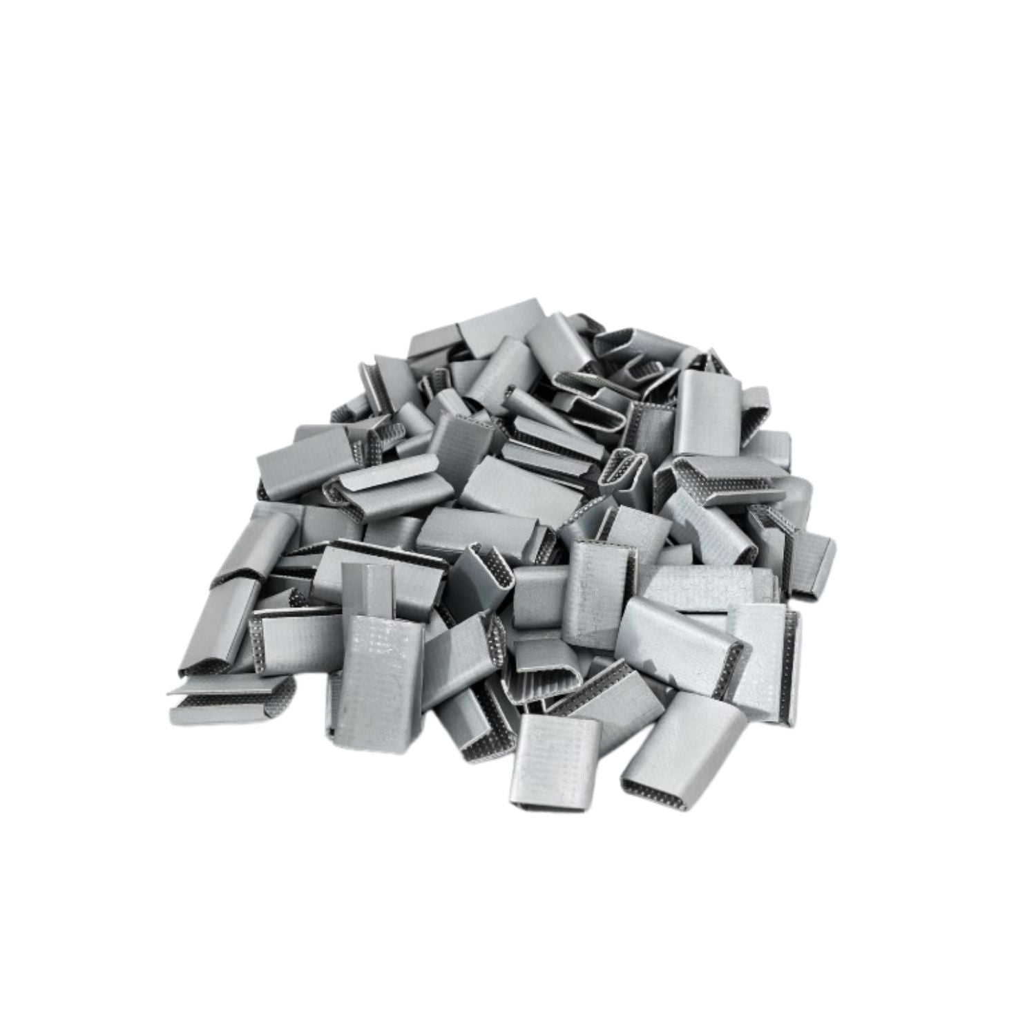 12mm Serrated Steel Seals for 1/2" PET & PP Strapping | Heavy-duty Packaging Seals