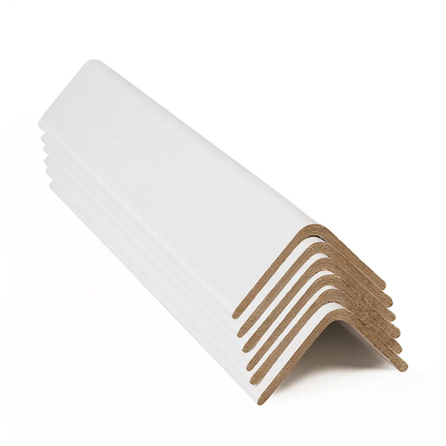 White Cardboard Edge Protectors – 2" x 2" x 36" (0.12" Standard-Duty) – 100 Pack