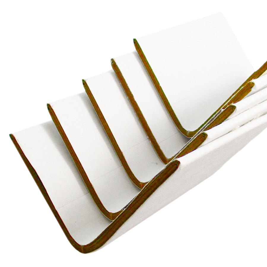 White Cardboard Edge Protectors – 2" x 2" x 36" (0.12" Standard-Duty) – 100 Pack