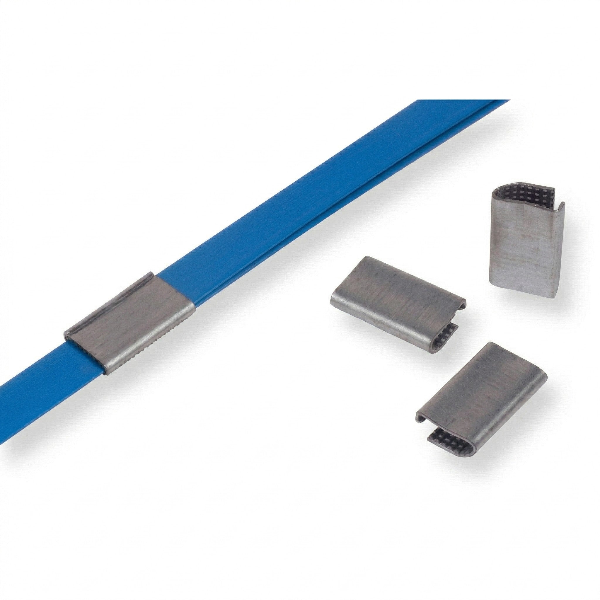 12mm Serrated Steel Seals for 1/2" PET & PP Strapping | Heavy-duty Packaging Seals